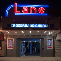 Crossroads Church - Crossroads Church moved to The Lane Theater. in March of 2012.  The theater is a landmarked movie house that opened in 1938.