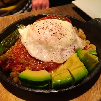 Bosscat Kitchen & Libations - Cajun Brick Chicken, Carolina Dirty Rice (added egg and avocado). - New American Near Me - Irvine, California