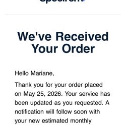 Spectrum - Posted with review. Not good when promotions run out! "5/25/26!