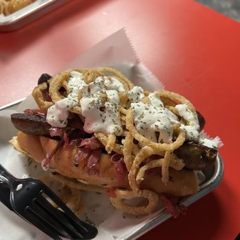 The Dogfather - Brat Dog - Hot Dogs Near Me - San Antonio, Texas The Dogfather - Brat Dog - Hot Dogs Near Me - San Antonio, Texas