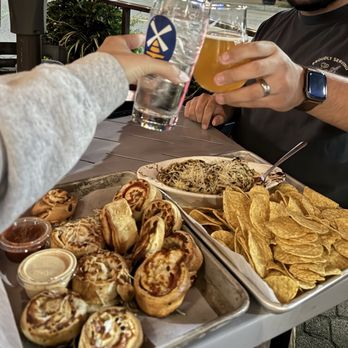 New Holland Brewing - Pepperoni Pinwheels and Artichoke Dip - New American Near Me - Holland, Michigan
