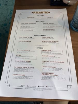 Menu photo 6 Atlantic Orlando, FL