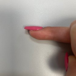 Chrome Nail Bar - Thin acrylic application