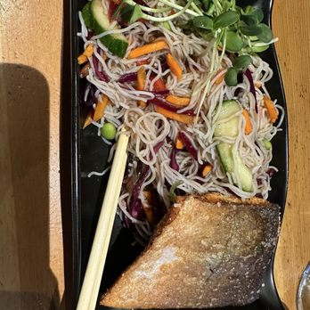 Whitetooth Mountain Bistro - Salmon and rice noodles - Breakfast & Brunch Near Me - Golden, British Columbia