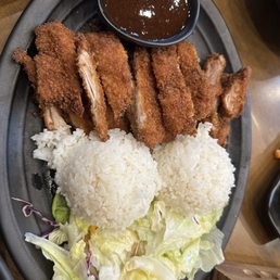 Chicken katzu, it's so good! Chicken katzu, it's so good!