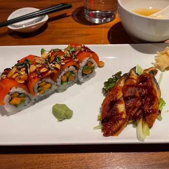 RED - Seasonal Vegetarian Roll, Unagi Sashimi - Sushi Bars Near Me - Madison, Wisconsin