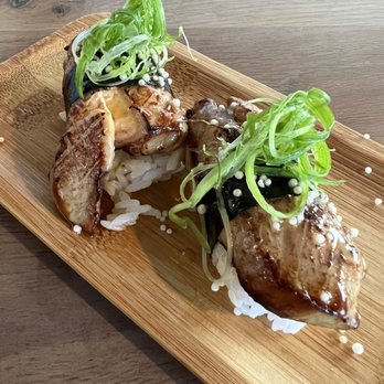 Sushi Q - Foie Gras Nigiri. The best way to end your Japanese meal - Japanese Near Me - Sacramento, California Sushi Q - Foie Gras Nigiri. The best way to end your Japanese meal - Japanese Near Me - Sacramento, California