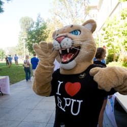 Azusa Pacific University - Azusa Pacific University's Mascot the Cougar brings school pride and spirit to Azusa Pacific University events and games!