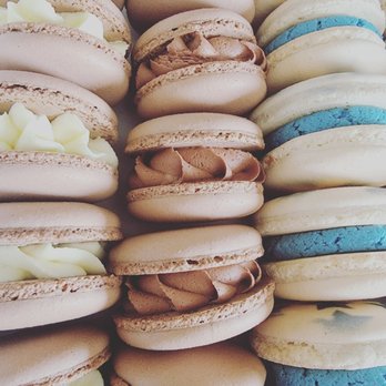 Casa Flora Bakeshop - Vanilla Bean, Chocolate Ganache and Blueberry Macarons - Desserts Near Me - Phoenix, Arizona Casa Flora Bakeshop - Vanilla Bean, Chocolate Ganache and Blueberry Macarons - Desserts Near Me - Phoenix, Arizona