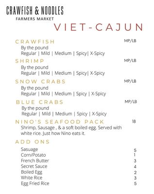 Crawfish & Noodles The Heights by null