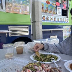 Maye Mariscos - Aguachile Negro is so bomb!! Must try!! Chef is so nice and welcoming!! Come here for flavor explosion!!
