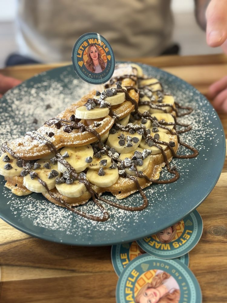 Let’s Waffle Logo