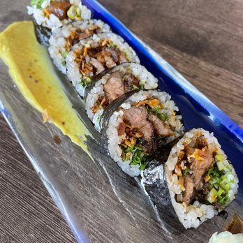 Hokkaido Sushi - Texas Roll with Yellow Curry Sauce - Sushi Bars Near Me - Laredo, Texas