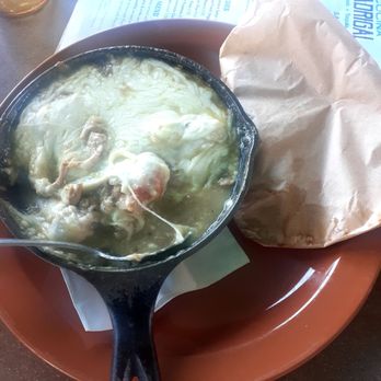 Cocina Madrigal - Hatch Chili Pork Fundido. The name says it all. Not enough HOUSEMADE corn tortillas to dip. Amazing, though. Get chips to dip remaining. - Tacos Near Me - Phoenix, Arizona