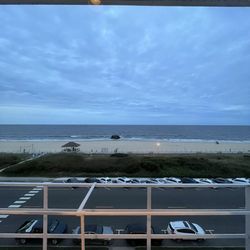 Spring Lake Beach - View from breaker hotel floor 4 of the beach