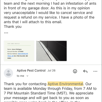 Aptive Pest Control - Proof of contact - Pest Control Near Me - Edina, Minnesota Aptive Pest Control - Proof of contact - Pest Control Near Me - Edina, Minnesota