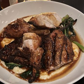 Row 34 - Seaport - Marinated half chicken - New American Near Me - Boston, Massachusetts