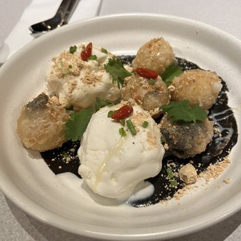 Wenwen - Tangyuan with vanilla ice cream and black sesame paste - Taiwanese Near Me - Brooklyn, New York Wenwen - Tangyuan with vanilla ice cream and black sesame paste - Taiwanese Near Me - Brooklyn, New York