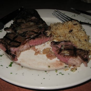 Dirty Dan Harris Steakhouse - Delicious medium rare 12 oz ribeye - Seafood Near Me - Bellingham, Washington