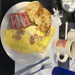 Ham & cheese omelette Meat and Cheese Omelet. Ham & cheese omelette Meat and Cheese Omelet.