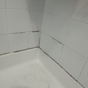 Danny’s tub and tile Reglazing - Before In shower - Refinishing Services Near Me Danny’s tub and tile Reglazing - Before In shower - Refinishing Services Near Me