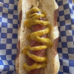 Bratwurst - awesome bun and brat. Bratwurst - awesome bun and brat.
