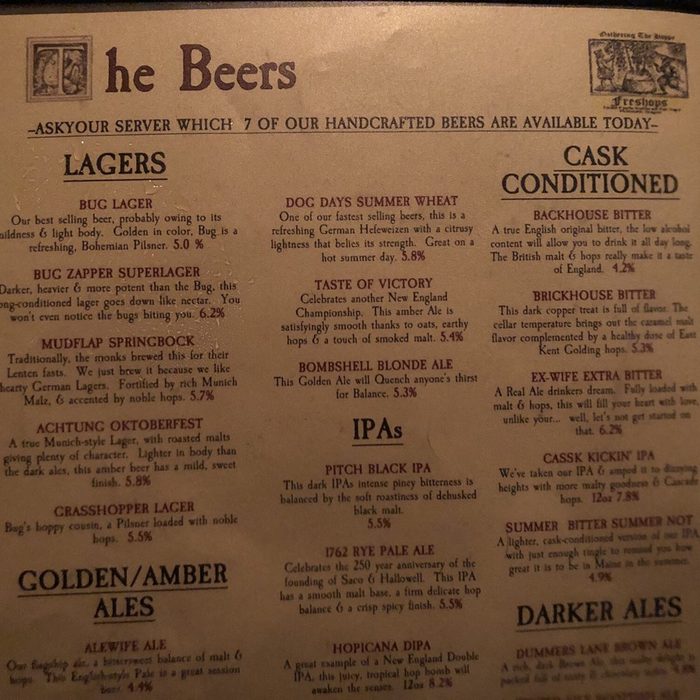 The Liberal Cup - Beer Menu-2 - American Near Me - Hallowell, Maine The Liberal Cup - Beer Menu-2 - American Near Me - Hallowell, Maine