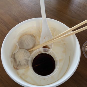 Nan Xiang Express  - 2 of 6 dumpling remaining - Shanghainese Near Me - Boston, Massachusetts
