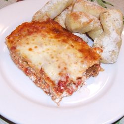 From Italy - Lasagna is made from scratch with our home made pasta