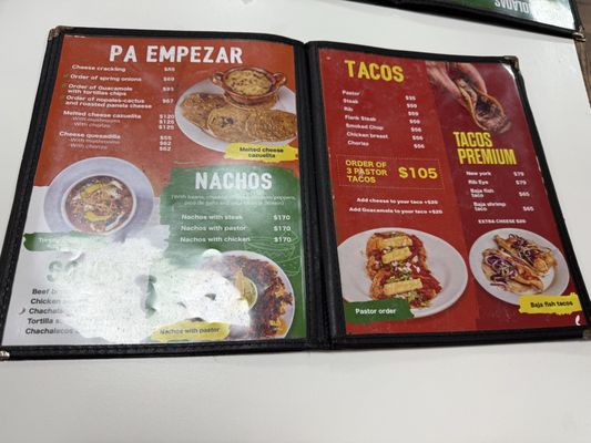 Menu photo 2 Taqueria Los Chachalacos Cancún, ROO