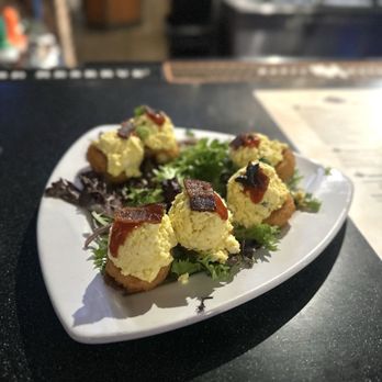 Local Goat - Deep Fried Deviled Eggs - New American Near Me - Pigeon Forge, Tennessee