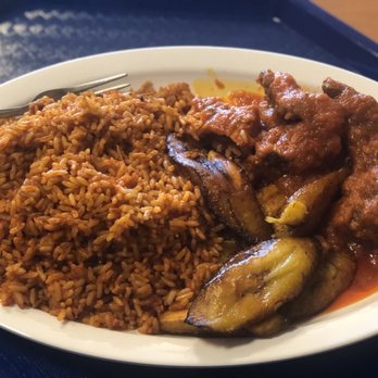 Samoha African Cuisine - Fried Plantain, goat meat, beef. Jollof Rice Lunch Special - African Near Me - Charlotte, North Carolina Samoha African Cuisine - Fried Plantain, goat meat, beef. Jollof Rice Lunch Special - African Near Me - Charlotte, North Carolina