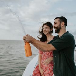 Livin Charters - Champagne pops, glasses clink, and laughter fills the air--cheers to sun, sea, and unforgettable moments aboard Livin Charters.