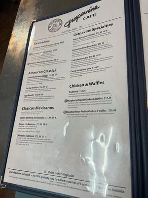 Menu photo 5 Grapevine Cafe South Padre Island, TX Menu photo 5 Grapevine Cafe South Padre Island, TX