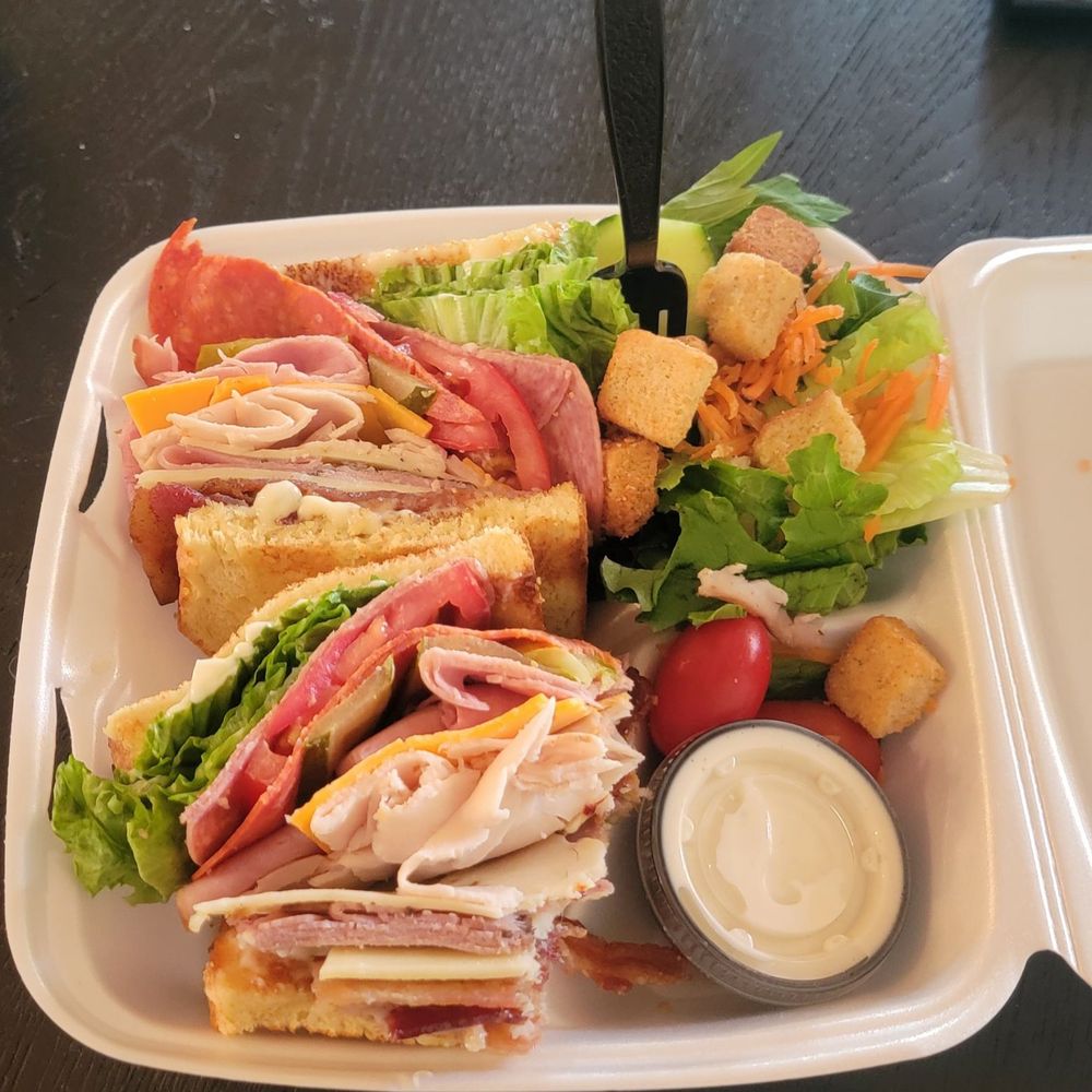 The Bagel Box - Dogwood with side salad. - Bagels Near Me - Show Low, Arizona The Bagel Box - Dogwood with side salad. - Bagels Near Me - Show Low, Arizona