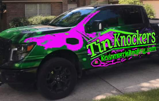 Slide of TinKnockers Roofing