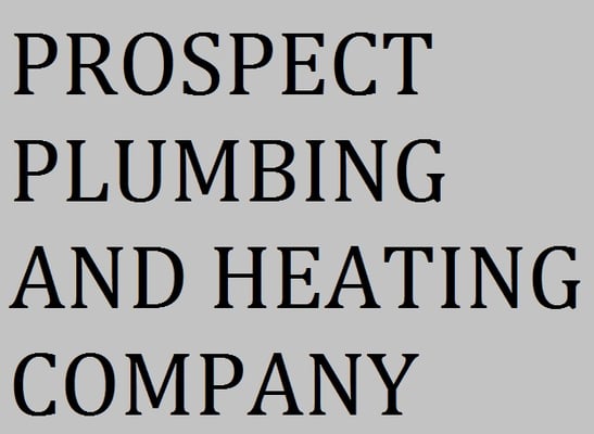 Prospect Plumbing & Heating Company Logo