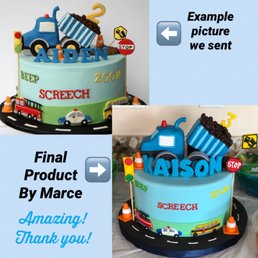 Vehicle Theme - Boys 3rd Birthday Cake Vehicle Theme - Boys 3rd Birthday Cake