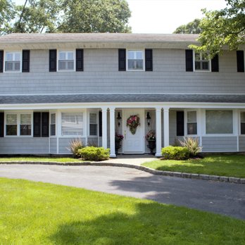 Russo's Contracting - Huntington Face Lift- Shutters and pillars added for an updated look! - General Contractors Near Me Russo's Contracting - Huntington Face Lift- Shutters and pillars added for an updated look! - General Contractors Near Me