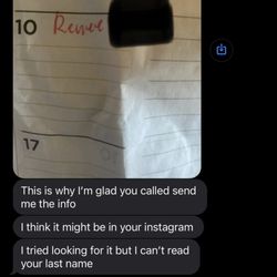 Dedicated Danny’s - Messages showing communications with Dedicated Danny confirming booking