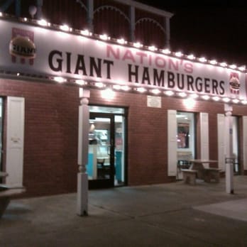 Nation's - Nation's strip club style lights - Burgers Near Me - Fremont, California