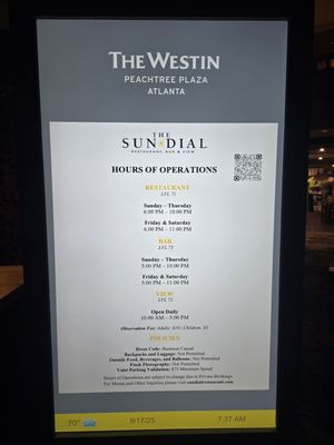 Menu photo 7 The Sun Dial Restaurant, Bar & View Atlanta, GA Menu photo 7 The Sun Dial Restaurant, Bar & View Atlanta, GA