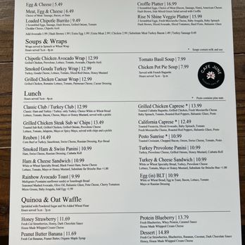 Cafe June - Food menu - Coffee & Tea Near Me - Ellicott City, Maryland