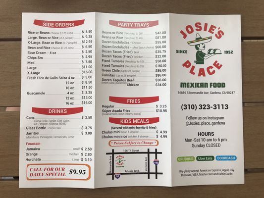 Menu photo 8 Josie's Place Gardena, CA Menu photo 8 Josie's Place Gardena, CA