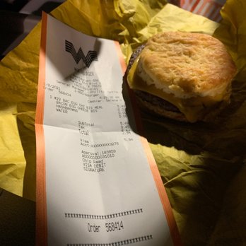 Whataburger - Bacon egg and cheese was ordered and got sausage. This has happened 4 separate times now - Burgers Near Me - Marshall, Texas