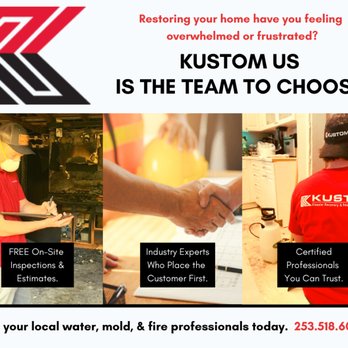Kustom US - Kustom is the team to choose! - Damage Restoration Near Me - Fife, Washington