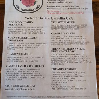 The Camellia Cafe - Breakfast & Brunch Near Me - Dadeville, Alabama The Camellia Cafe - Breakfast & Brunch Near Me - Dadeville, Alabama