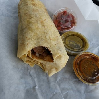 Spanglish Kitchen - My carne asada dry burrito. Salsa is just ok - Mexican Near Me - Alhambra, California Spanglish Kitchen - My carne asada dry burrito. Salsa is just ok - Mexican Near Me - Alhambra, California