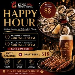 King Plus Shabu Shabu - Happy Hour