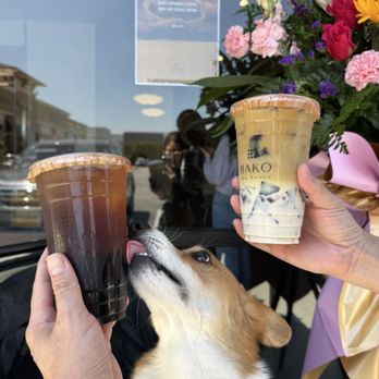 Bako Tea House - Wintermelon tea and phoenix oolong tea latte - Coffee & Tea Near Me - Cerritos, California